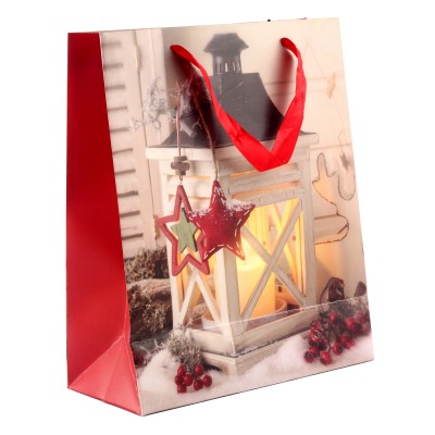  Пакет паперовий "Warm Christmas" 26 х 32 см 