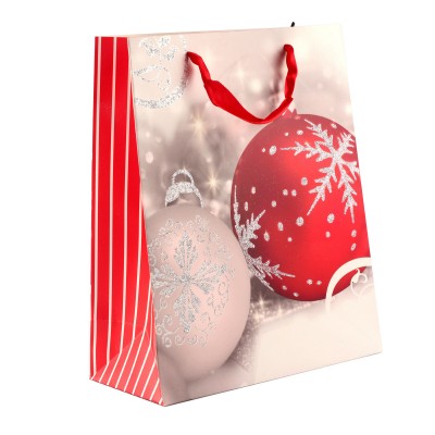  Пакет паперовий "Christmas Balls" 26 х 32 см 