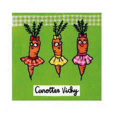 Набір серветок паперових "Carottes" 20 шт. 16,5x2 см Набір серветок паперових "Carottes" 20 шт. 16,5x2 см