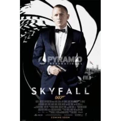 Постер "James Bond - Skyfall One Sheet - Black" 61cм x 91.5 Постер "James Bond - Skyfall One Sheet - Black" 61cм x 91.5