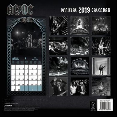 Календар AC/DC 2019 Календар AC/DC 2019