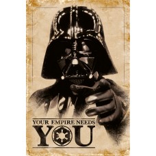 Постер "Star Wars (Your Empire Needs You) / Звёздные войны" 61 x 91,5 см
