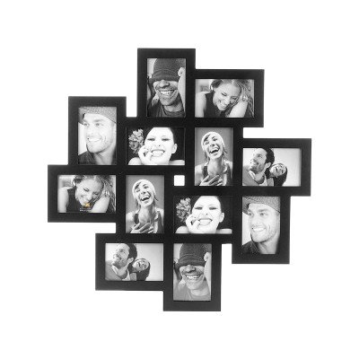 Фоторамка Present Time на 12 фото 10 х 15 см, чорна 