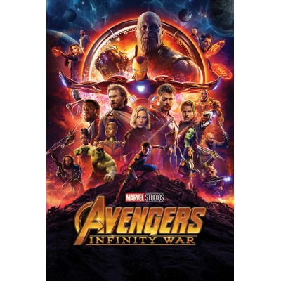 Постер "Avengers: Infinity War (One Sheet)" 61 x 91,5 см Постер "Avengers: Infinity War (One Sheet)" 61 x 91,5 см