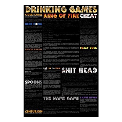 Постер "Drinking Games" 61 x 91,5 см Постер "Drinking Games" 61 x 91,5 см
