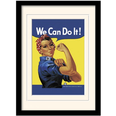 Постер у рамі "Rosie the Riveter" 30 x 40 см Постер у рамі "Rosie the Riveter" 30 x 40 см