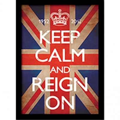 Постер у рамі "Keep Calm and Reign On" 30 x 40 см Постер у рамі "Keep Calm and Reign On" 30 x 40 см