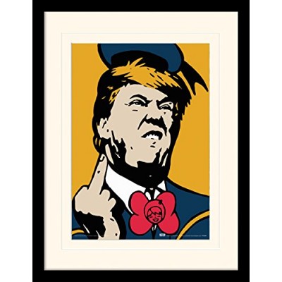 Постер в раме "TVBOY (Angry Donald)"