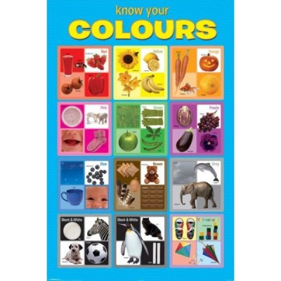 Постер "Know Your Colours"  61 x 91,5 cм