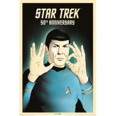 Постер "Star Trek (Spock 5-0) 50th Anniversary" (Акція) 61 x 91,5 см Постер "Star Trek (Spock 5-0) 50th Anniversary" (Акція) 61 x 91,5 см
