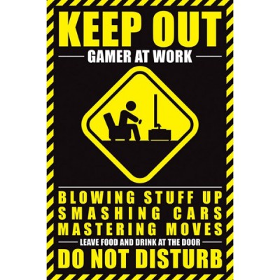 Постер "Gamer At Work" 61 x 91,5 см Постер "Gamer At Work" 61 x 91,5 см