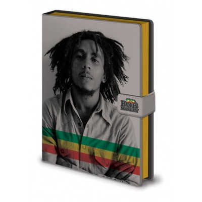  Блокнот Bob Marley / Боб Марлі (photo) A5 fabric 