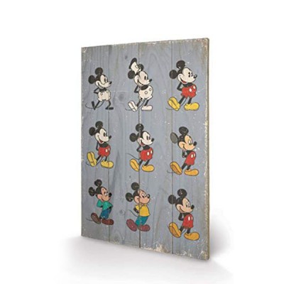  Постер дерев'яний "Mickey Mouse " 40 х 59 см 