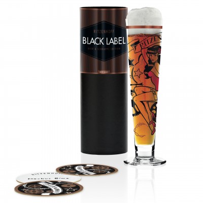 Пивной бокал Black Label от Markus Binz, 300 мл