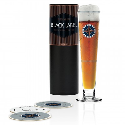 Пивной бокал Black Label от Iris Interthal, 300 мл