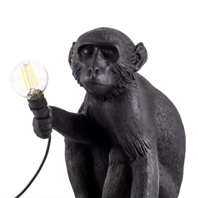 Лампа "MONKEY", черная Лампа "MONKEY", черная