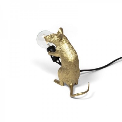 Лампа Mouse Seletti, золото