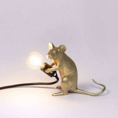 Лампа Mouse Seletti, золото