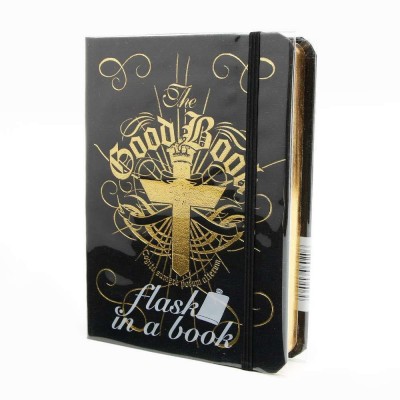 Потайная фляга в книге, нержавеющая, Good Book