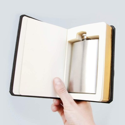 Потайная фляга в книге, нержавеющая, Good Book