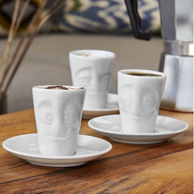 Espresso чашка з ручкою Tassen "Любовець" (80 мл), порцеляна Espresso чашка з ручкою Tassen "Любовець" (80 мл), порцеляна
