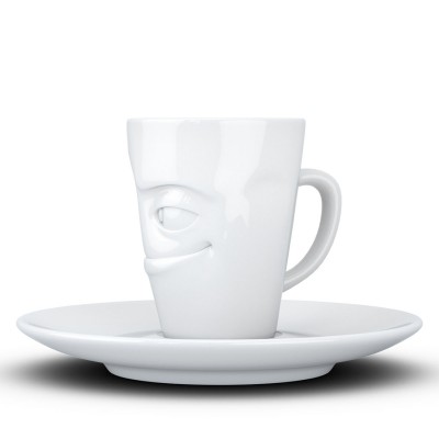 Espresso чашка з ручкою Tassen "Любовець" (80 мл), порцеляна Espresso чашка з ручкою Tassen "Любовець" (80 мл), порцеляна