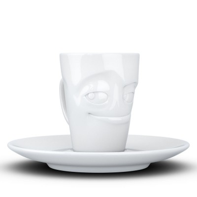 Espresso чашка з ручкою Tassen "Любовець" (80 мл), порцеляна Espresso чашка з ручкою Tassen "Любовець" (80 мл), порцеляна