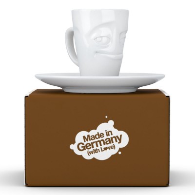 Espresso чашка з ручкою Tassen "Любовець" (80 мл), порцеляна Espresso чашка з ручкою Tassen "Любовець" (80 мл), порцеляна