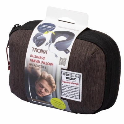  Дорожня подушка Troika Travel Pillow, з піни з ефектом пам'яті в компресійній сумці 