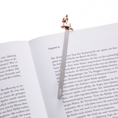 Закладка для книги, Troika олень, розово-золотий Закладка для книги, Troika олень, розово-золотий