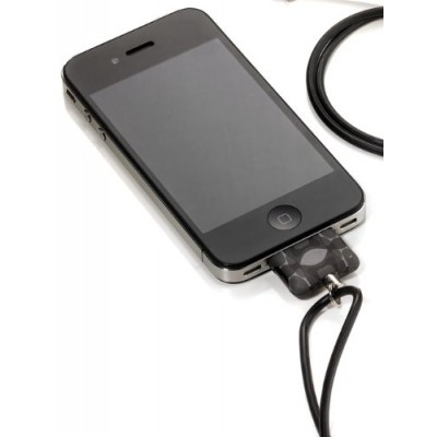 Шнурок Troika для iPhone 4/4S MUSE, чорно-сірий Шнурок Troika для iPhone 4/4S MUSE, чорно-сірий