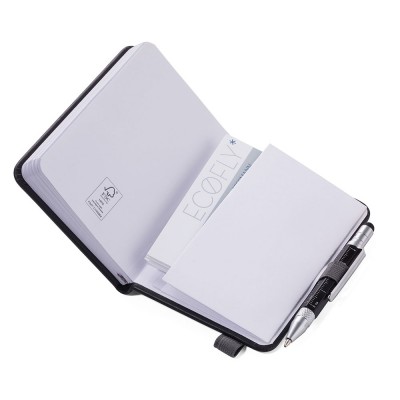 Блокнот Troika Lilipad A7 + ручка Liliput, чорний 