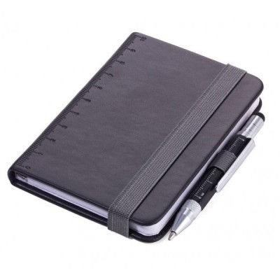 Блокнот Lilipad + ручка Liliput, чорний Блокнот Lilipad + ручка Liliput, чорний