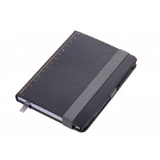 Блокнот A6 із кульковою ручкою Troika Slim чорний Блокнот A6 із кульковою ручкою Troika Slim чорний