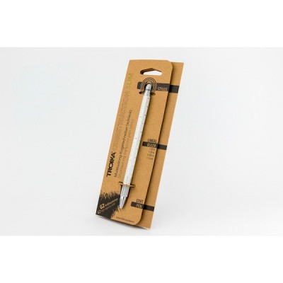  Кулькова ручка Troika Construction SLIM, сіра 