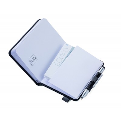 Блокнот Din A7 Lilipad + ручка Liliput, чорний Блокнот Din A7 Lilipad + ручка Liliput, чорний