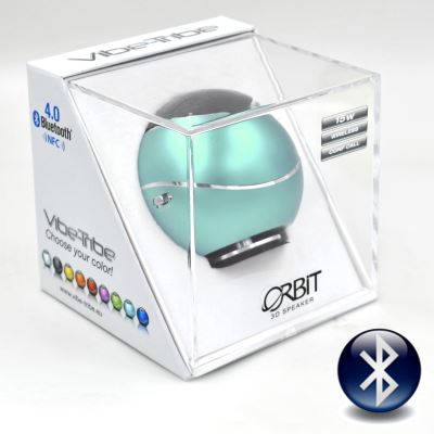 Віброколонка Vibe-Tribe Orbit speaker 15 Вт, блакитна Віброколонка Vibe-Tribe Orbit speaker 15 Вт, блакитна