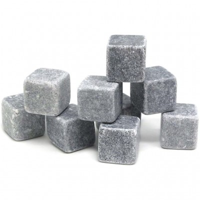 Набор охлаждающих камней для виски "Ice Rocks" 9 штук, гранит Набор охлаждающих камней для виски "Ice Rocks" 9 штук, гранит