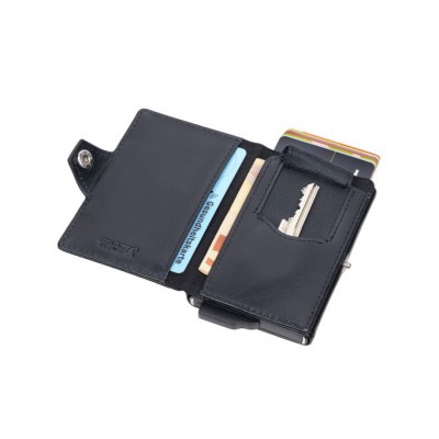Картхолдер TROIKA MENS SMART WALLET з тримачем для airtag, чорний Картхолдер TROIKA MENS SMART WALLET з тримачем для airtag, чорний