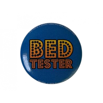 Значок "Bed Tester" d 2,5 см Значок "Bed Tester" d 2,5 см