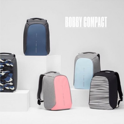 Рюкзак антивор городской XD Design Bobby Compact 14", Pastel Blue (P705.530)