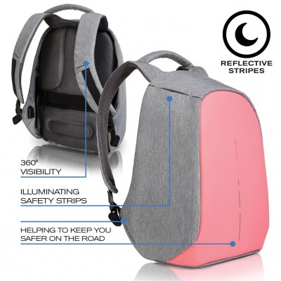 Рюкзак антивор городской XD Design Bobby Compact 14", Coralette (P705.534)