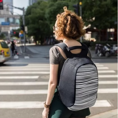 Рюкзак антивор городской XD Design Bobby Compact 14", Zebra (P705.651)