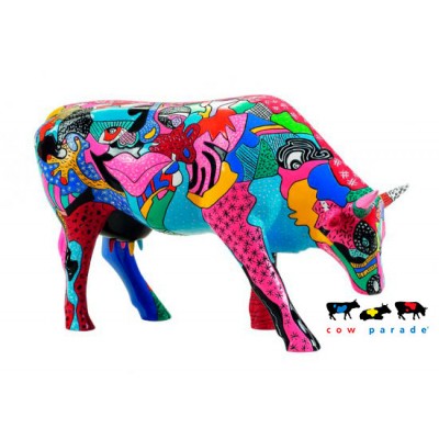 Колекційна статуетка корова Partying with P-COW-sso, Size L Колекційна статуетка корова Partying with P-COW-sso, Size L