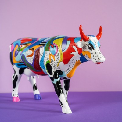 Колекційна статуетка корова Ziv's Udderly Cool Cow, Size L Колекційна статуетка корова Ziv's Udderly Cool Cow, Size L