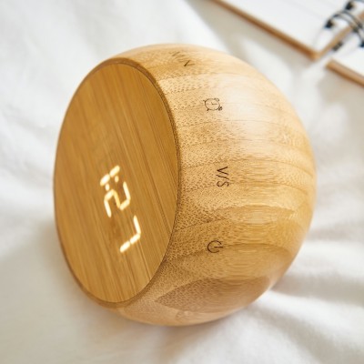 Годинник Gingko Tumbler Click, бамбук 