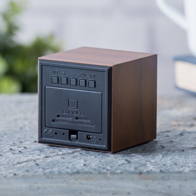 Будильник на акумуляторі Cube Gingko (Англія), дерево вишня Будильник на акумуляторі Cube Gingko (Англія), дерево вишня