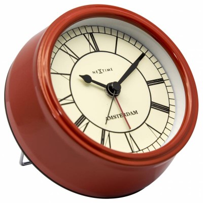 Часы настольные "Small Amsterdam Red" ø11 см Часы настольные "Small Amsterdam Red" ø11 см