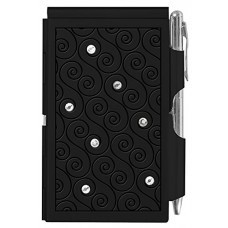 Карманний блокнот із ручкою Troika Glitz Black Карманний блокнот із ручкою Troika Glitz Black