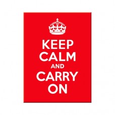 Магнит 8x6 см "Keep Calm and Cerry On" Nostalgic Art (14291)